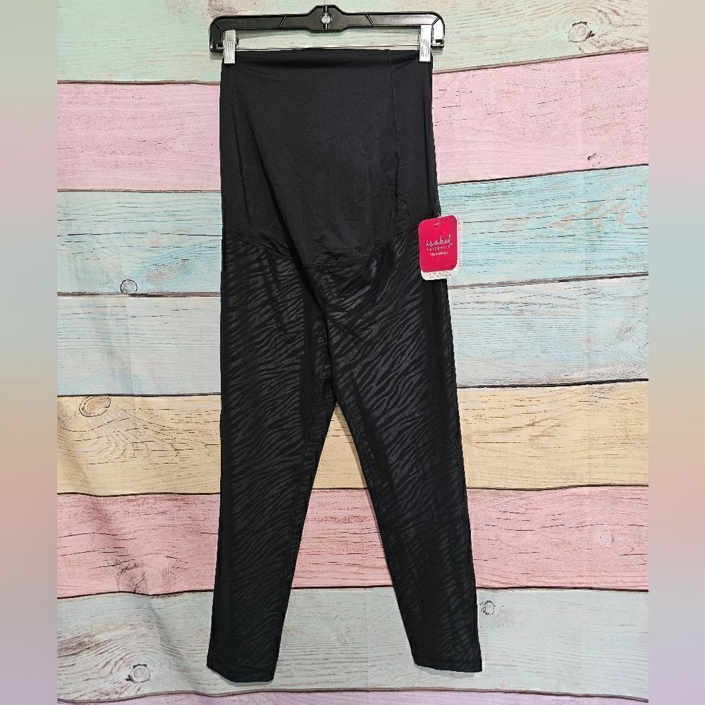 Women's Maternity Printed Active Leggings Large